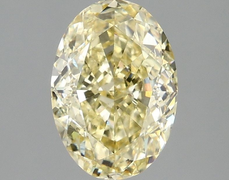 Loose Diamond - OVAL 2.1ct Fancy Intense Yellow VS1: Loose Diamond - OVAL 2.1ct Fancy Intense Yellow VS1 Source: This is a real non-mined Diamond that has been grown in a lab Shape: OVAL Carats: 2.1 Color: Fancy Intense Yellow Certification: IGI Video: