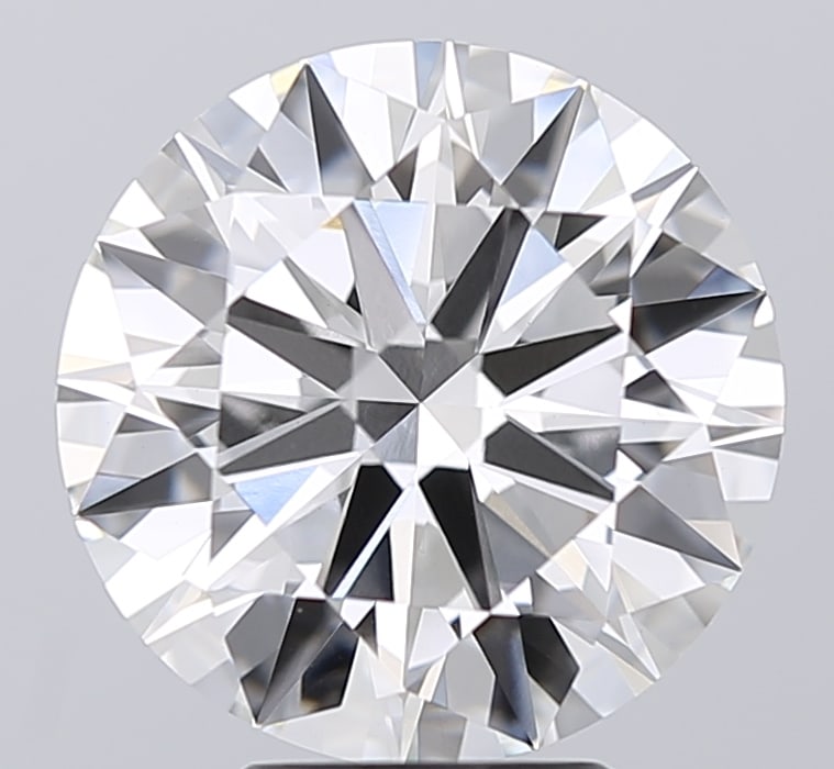 Loose Diamond - Round 4.79ct F VVS2: Loose Diamond - Round 4.79ct F VVS2 Source: This is a real non-mined Diamond that has been grown in a lab Shape: Round Carats: 4.79 Color: F Clarity: VVS2 Certification: IGI PLEASE NOTE: Framed, Large