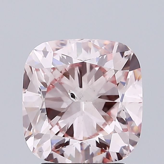 Loose Diamond - CUSHION BRILLIANT 3.03ct Fancy Vivid Pink SI1: Loose Diamond - CUSHION BRILLIANT 3.03ct Fancy Vivid Pink SI1 Source: This is a real non-mined Diamond that has been grown in a lab Shape: CUSHION BRILLIANT Carats: 3.03 Color: Fancy Vivid Pink Certif