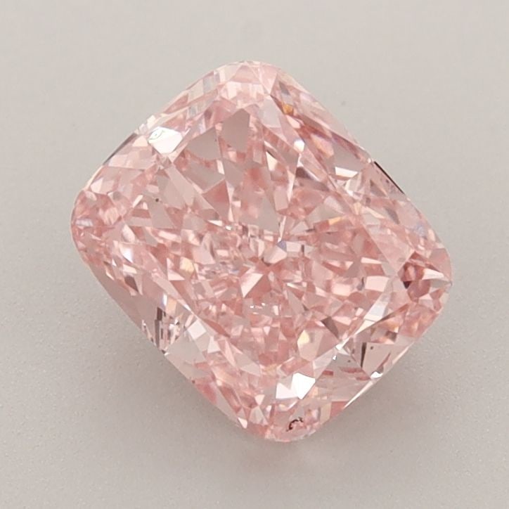 Loose Diamond - CUSHION BRILLIANT 1.54ct Fancy Vivid Pink VS2: Loose Diamond - CUSHION BRILLIANT 1.54ct Fancy Vivid Pink VS2 Source: This is a real non-mined Diamond that has been grown in a lab Shape: CUSHION BRILLIANT Carats: 1.54 Color: Fancy Vivid Pink Certif