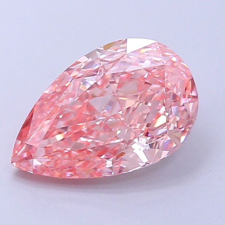 Loose Diamond - PEAR 1.86ct Fancy Vivid Pink VS1: Loose Diamond - PEAR 1.86ct Fancy Vivid Pink VS1 Source: This is a real non-mined Diamond that has been grown in a lab Shape: PEAR Carats: 1.86 Color: Fancy Vivid Pink Certification: IGI Video: