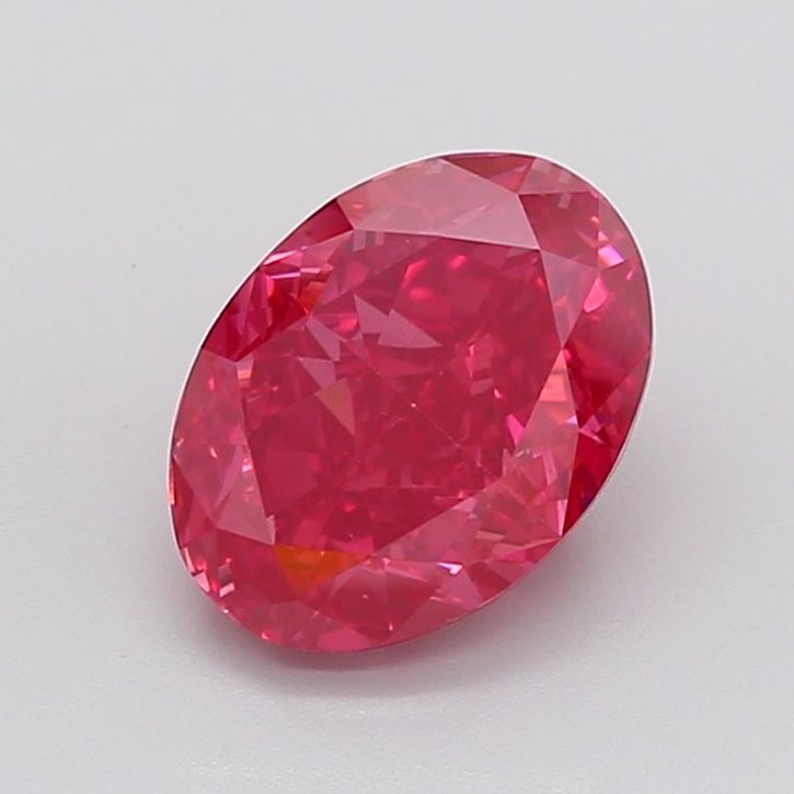 Loose Diamond - OVAL 4.12ct Fancy Vivid Pink VS1: Loose Diamond - OVAL 4.12ct Fancy Vivid Pink VS1 Source: This is a real non-mined Diamond that has been grown in a lab Shape: OVAL Carats: 4.12 Color: Fancy Vivid Pink Certification: IGI Video: