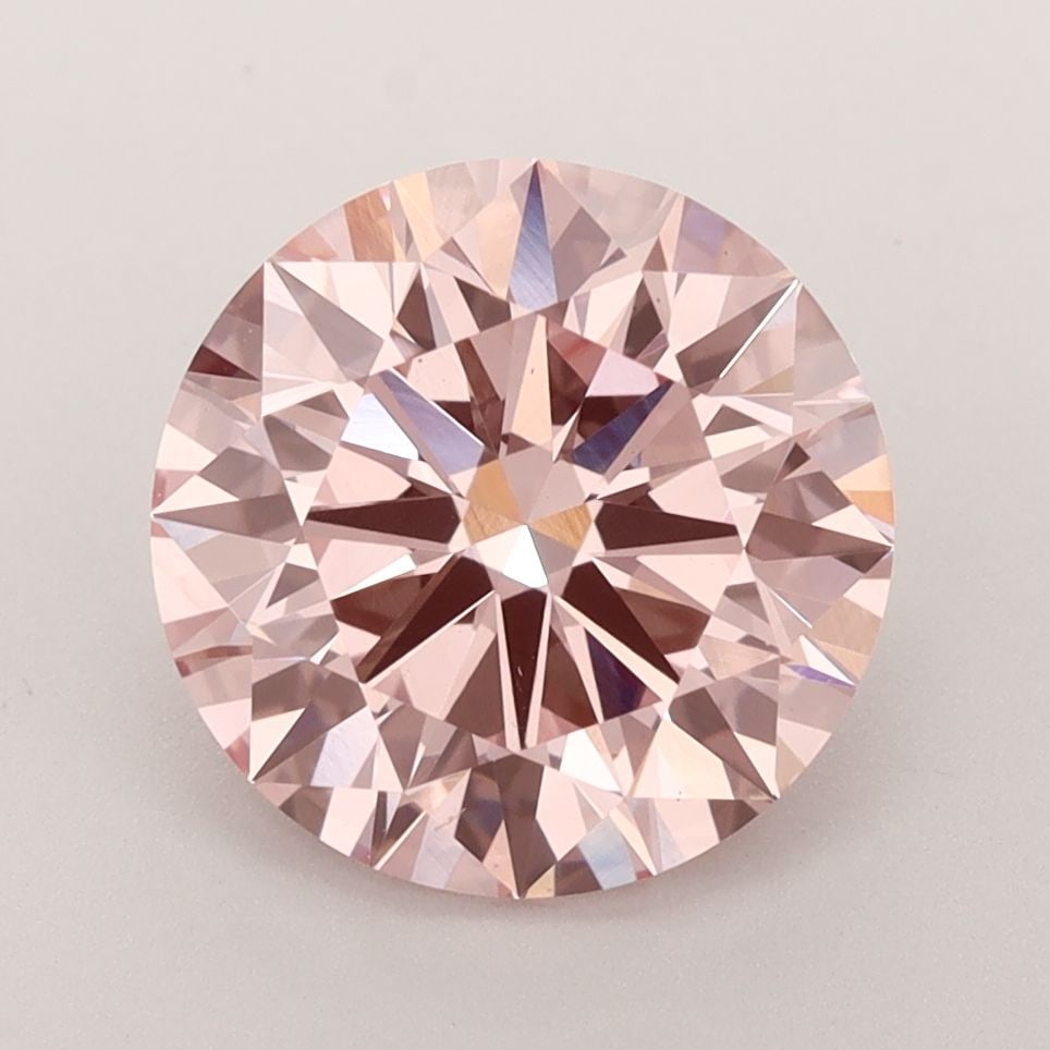 Ideal Loose Diamond - ROUND 3.33ct Fancy Vivid Pink VS1: Ideal Loose Diamond - ROUND 3.33ct Fancy Vivid Pink VS1 Source: This is a real non-mined Diamond that has been grown in a lab Shape: ROUND Carats: 3.33 Color: Fancy Vivid Pink Certification: IGI