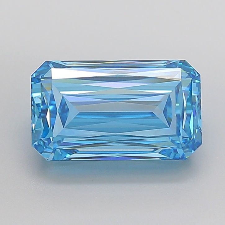 Loose Diamond - RADIANT 5.69ct Fancy Vivid Blue VVS2: Loose Diamond - RADIANT 5.69ct Fancy Vivid Blue VVS2 Source: This is a real non-mined Diamond that has been grown in a lab Shape: RADIANT Carats: 5.69 Color: Fancy Vivid Blue Certification: IGI Video: