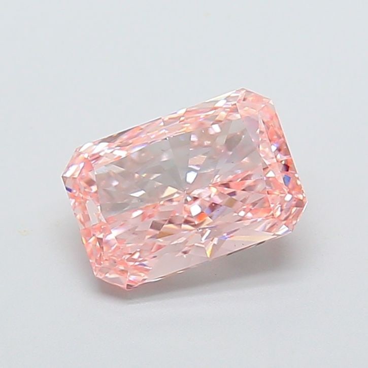 Loose Diamond - RADIANT 3.02ct Fancy Intense Pink VS2: Loose Diamond - RADIANT 3.02ct Fancy Intense Pink VS2 Source: This is a real non-mined Diamond that has been grown in a lab Shape: RADIANT Carats: 3.02 Color: Fancy Intense Pink Certification: IGI Vid