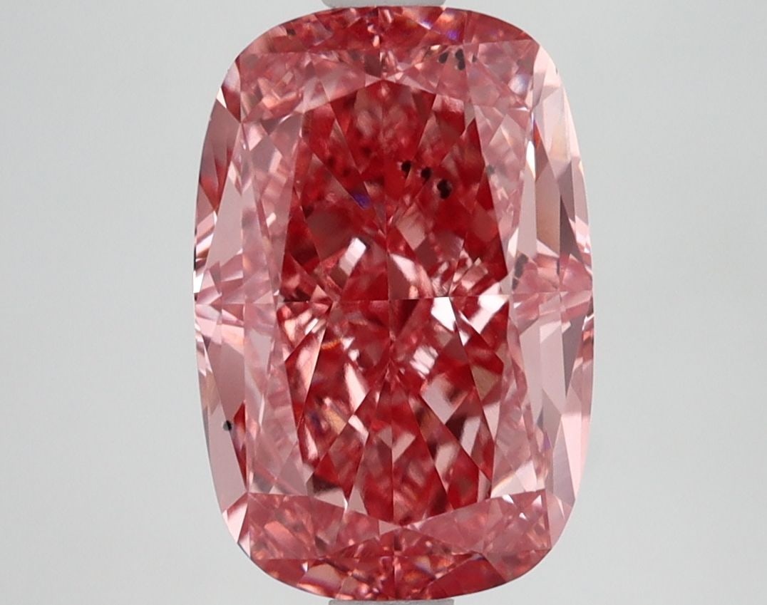 Loose Diamond - CUSHION MODIFIED 4.51ct Fancy Vivid Pink VS2: Loose Diamond - CUSHION MODIFIED 4.51ct Fancy Vivid Pink VS2 Source: This is a real non-mined Diamond that has been grown in a lab Shape: CUSHION MODIFIED Carats: 4.51 Color: Fancy Vivid Pink Certific