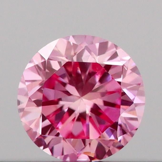 Loose Diamond - ROUND 0.16ct Fancy Vivid Pink VS1 (1 of 1)
