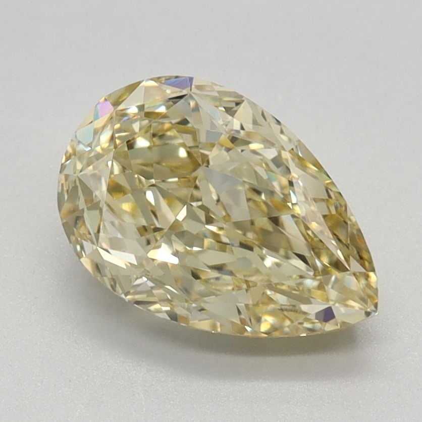 Loose Diamond - PEAR 1.61ct Fancy Intense Yellow VVS2: Loose Diamond - PEAR 1.61ct Fancy Intense Yellow VVS2 Source: This is a real non-mined Diamond that has been grown in a lab Shape: PEAR Carats: 1.61 Color: Fancy Intense Yellow Certification: IGI Vide