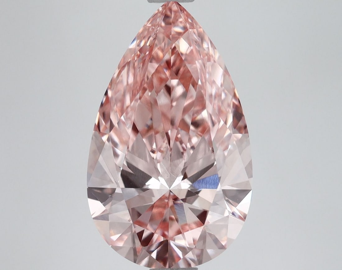 Loose Diamond - PEAR 2.98ct Fancy Intense Pink VS1: Loose Diamond - PEAR 2.98ct Fancy Intense Pink VS1 Source: This is a real non-mined Diamond that has been grown in a lab Shape: PEAR Carats: 2.98 Color: Fancy Intense Pink Certification: IGI Video:
