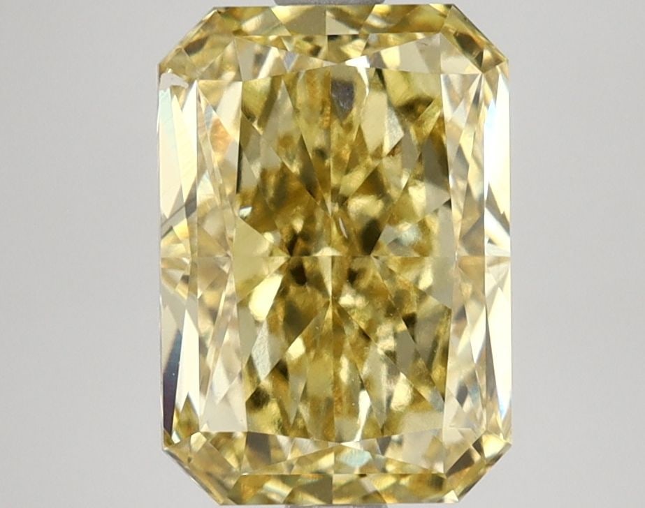 Loose Diamond - RADIANT 3.09ct Fancy Vivid Yellow VS1: Loose Diamond - RADIANT 3.09ct Fancy Vivid Yellow VS1 Source: This is a real non-mined Diamond that has been grown in a lab Shape: RADIANT Carats: 3.09 Color: Fancy Vivid Yellow Certification: IGI Vid