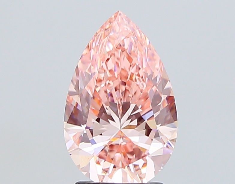 Loose Diamond - PEAR 2.54ct Fancy Intense Pink VS1: Loose Diamond - PEAR 2.54ct Fancy Intense Pink VS1 Source: This is a real non-mined Diamond that has been grown in a lab Shape: PEAR Carats: 2.54 Color: Fancy Intense Pink Certification: IGI Video:
