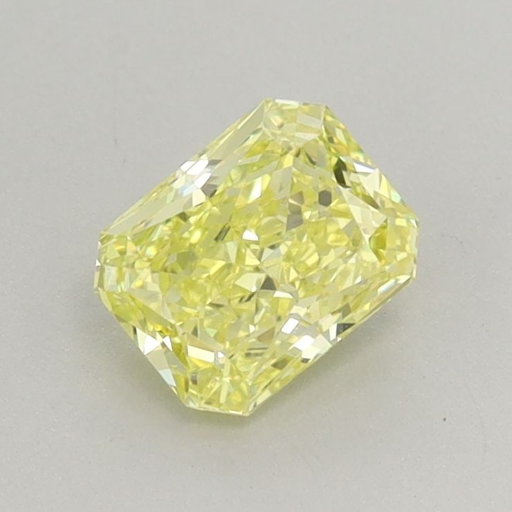 Loose Diamond - RADIANT 0.86ct Fancy Vivid Yellow VVS1: Loose Diamond - RADIANT 0.86ct Fancy Vivid Yellow VVS1 Source: This is a real non-mined Diamond that has been grown in a lab Shape: RADIANT Carats: 0.86 Color: Fancy Vivid Yellow Certification: IGI Vi