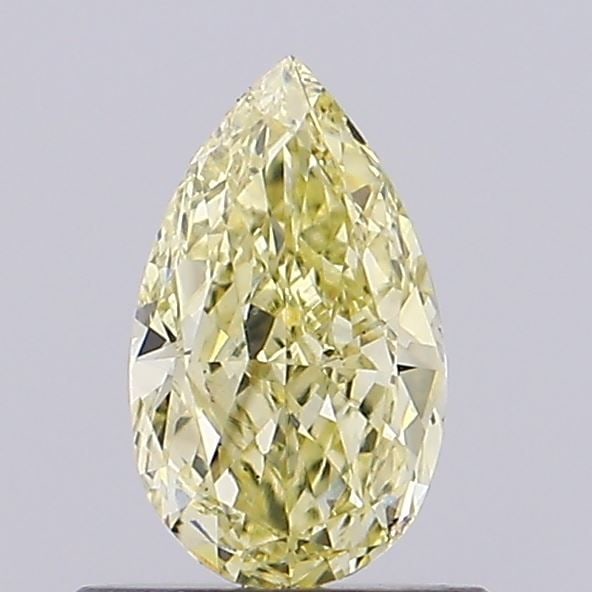 Loose Diamond - PEAR 0.62ct Fancy Yellow VS1: Loose Diamond - PEAR 0.62ct Fancy Yellow VS1 Source: This is a real non-mined Diamond that has been grown in a lab Shape: PEAR Carats: 0.62 Color: Fancy Yellow Certification: IGI Video: