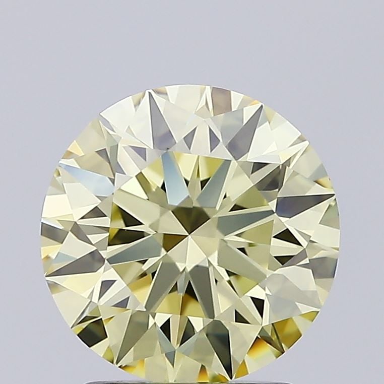 Ideal Loose Diamond - ROUND 2.03ct Fancy Yellow IF: Ideal Loose Diamond - ROUND 2.03ct Fancy Yellow IF Source: This is a real non-mined Diamond that has been grown in a lab Shape: ROUND Carats: 2.03 Color: Fancy Yellow Certification: IGI Video: