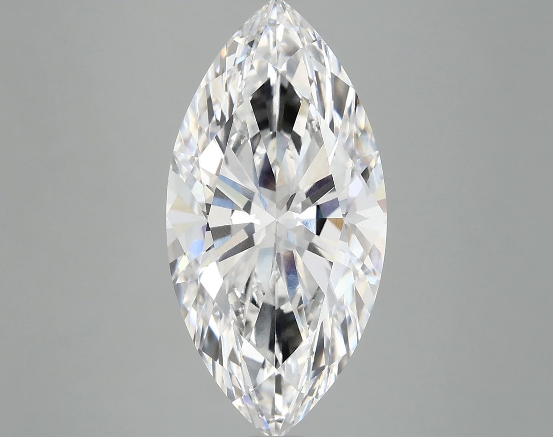 Loose Diamond - MARQUISE 5.1ct E VVS2: Loose Diamond - MARQUISE 5.1ct E VVS2 Source: This is a real non-mined Diamond that has been grown in a lab Shape: MARQUISE Carats: 5.1 Color: E Clarity: VVS2 Certification: IGI Video: