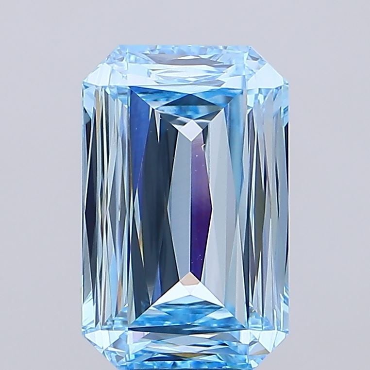 Loose Diamond - RADIANT 10.01ct Fancy Intense Blue VS1: Loose Diamond - RADIANT 10.01ct Fancy Intense Blue VS1 Source: This is a real non-mined Diamond that has been grown in a lab Shape: RADIANT Carats: 10.01 Color: Fancy Intense Blue Certification: IGI V