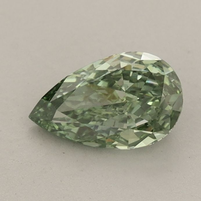 Loose Diamond - PEAR 0.7ct Fancy Vivid Green VS1: Loose Diamond - PEAR 0.7ct Fancy Vivid Green VS1 Source: This is a real non-mined Diamond that has been grown in a lab Shape: PEAR Carats: 0.7 Color: Fancy Vivid Green Certification: IGI Video: