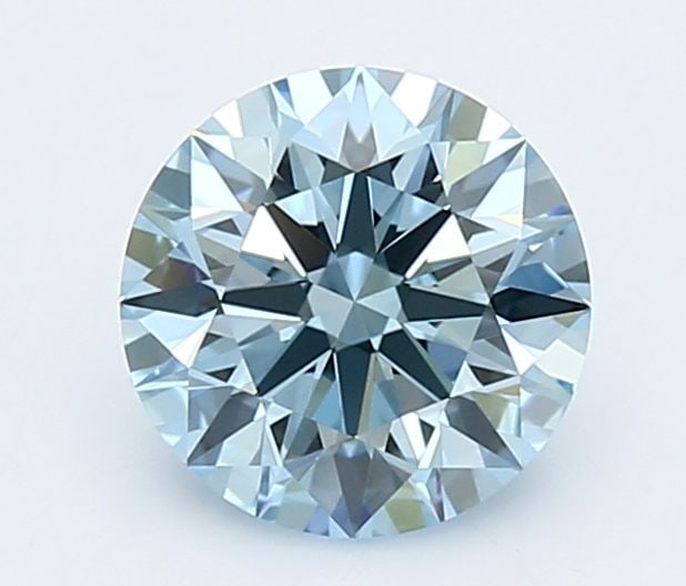 Ideal Loose Diamond - ROUND 1.53ct Fancy Vivid Blue VVS2: Ideal Loose Diamond - ROUND 1.53ct Fancy Vivid Blue VVS2 Source: This is a real non-mined Diamond that has been grown in a lab Shape: ROUND Carats: 1.53 Color: Fancy Vivid Blue Certification: IGI Vide