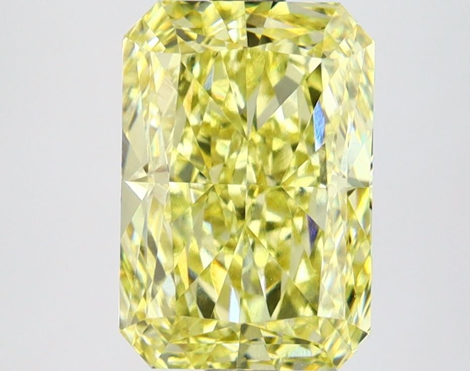Loose Diamond - RADIANT 3.01ct Fancy Vivid Yellow VVS2: Loose Diamond - RADIANT 3.01ct Fancy Vivid Yellow VVS2 Source: This is a real non-mined Diamond that has been grown in a lab Shape: RADIANT Carats: 3.01 Color: Fancy Vivid Yellow Certification: IGI Vi