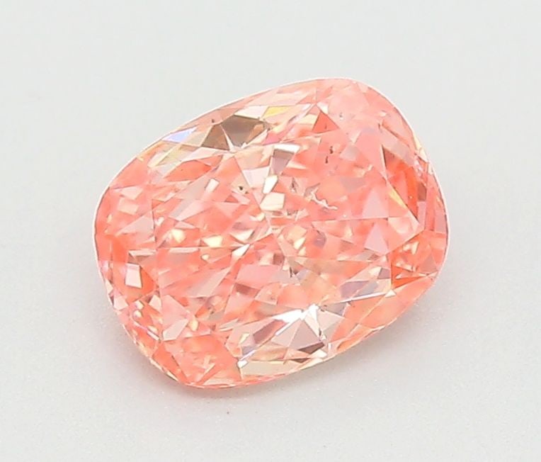 Loose Diamond - CUSHION BRILLIANT 0.54ct Fancy Vivid Pink SI1 (1 of 1)