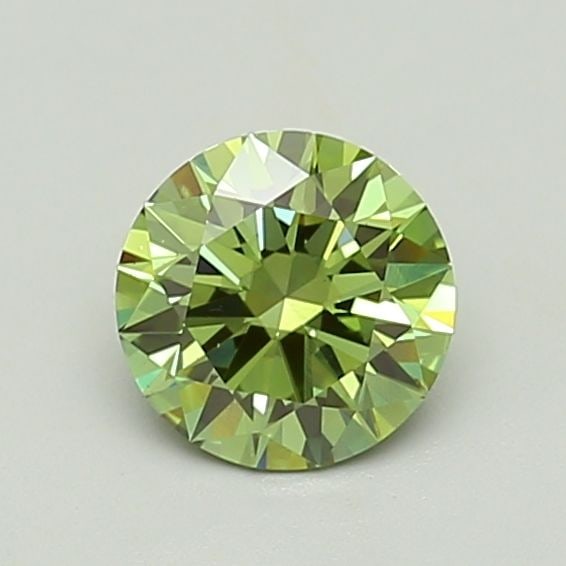 Loose Diamond - ROUND 1.23ct Fancy Vivid Green I1: Loose Diamond - ROUND 1.23ct Fancy Vivid Green I1 Source: This is a real non-mined Diamond that has been grown in a lab Shape: ROUND Carats: 1.23 Color: Fancy Vivid Green Certification: NONE Video: