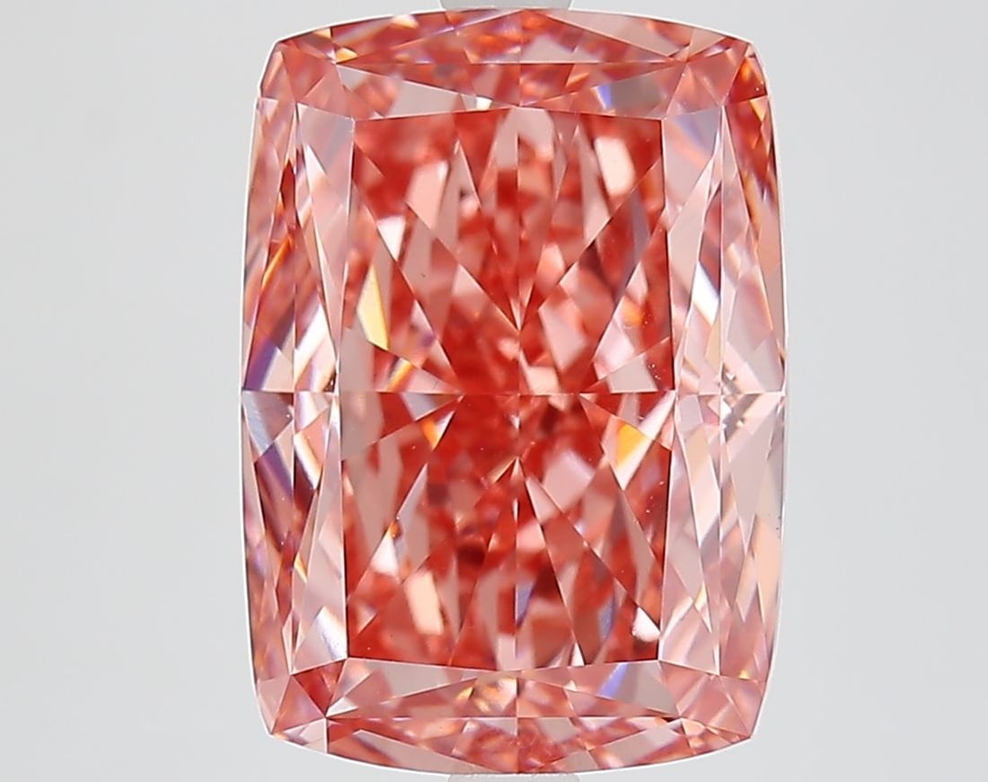 Loose Diamond - CUSHION MODIFIED 6.52ct Fancy Vivid Pink VVS2: Loose Diamond - CUSHION MODIFIED 6.52ct Fancy Vivid Pink VVS2 Source: This is a real non-mined Diamond that has been grown in a lab Shape: CUSHION MODIFIED Carats: 6.52 Color: Fancy Vivid Pink Certifi