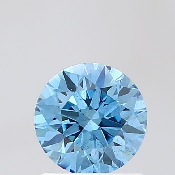 Ideal Loose Diamond - ROUND 1.03ct Fancy Vivid Blue SI1 (1 of 1)