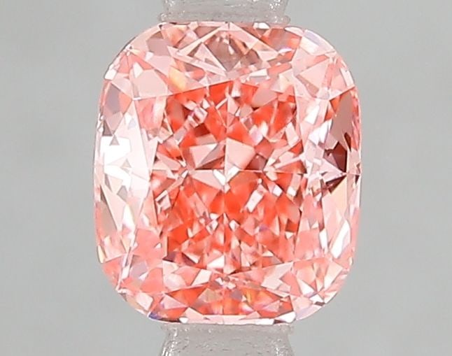 Loose Diamond - CUSHION MODIFIED 1.02ct Fancy Vivid Pink VVS2: Loose Diamond - CUSHION MODIFIED 1.02ct Fancy Vivid Pink VVS2 Source: This is a real non-mined Diamond that has been grown in a lab Shape: CUSHION MODIFIED Carats: 1.02 Color: Fancy Vivid Pink Certifi