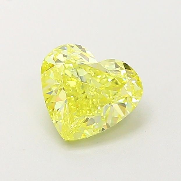 Loose Diamond - HEART 0.84ct Fancy Intense Yellow VS1: Loose Diamond - HEART 0.84ct Fancy Intense Yellow VS1 Source: This is a real non-mined Diamond that has been grown in a lab Shape: HEART Carats: 0.84 Color: Fancy Intense Yellow Certification: IGI Vid