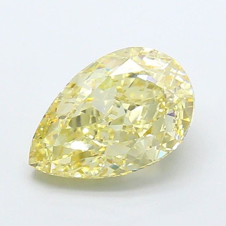 Loose Diamond - PEAR 4.74ct Fancy Yellow VS1: Loose Diamond - PEAR 4.74ct Fancy Yellow VS1 Source: This is a real non-mined Diamond that has been grown in a lab Shape: PEAR Carats: 4.74 Color: Fancy Yellow Certification: IGI Video: