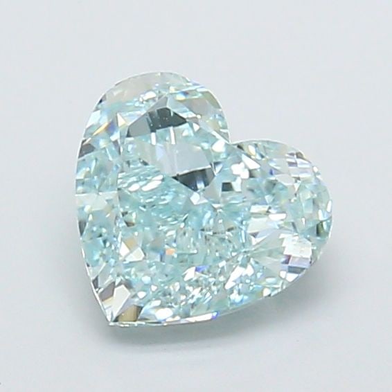 Loose Diamond - HEART 1.72ct Fancy Intense Blue Green VVS2: Loose Diamond - HEART 1.72ct Fancy Intense Blue Green VVS2 Source: This is a real non-mined Diamond that has been grown in a lab Shape: HEART Carats: 1.72 Color: Fancy Intense Blue Green Certification