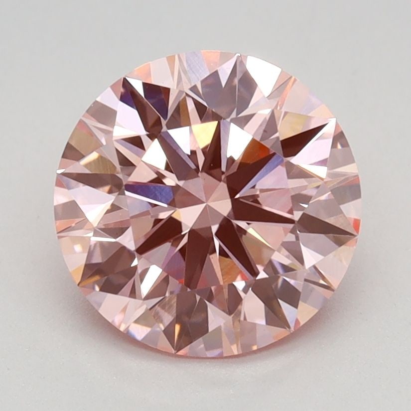 Ideal Loose Diamond - ROUND 1.75ct Fancy Vivid Pink VVS2: Ideal Loose Diamond - ROUND 1.75ct Fancy Vivid Pink VVS2 Source: This is a real non-mined Diamond that has been grown in a lab Shape: ROUND Carats: 1.75 Color: Fancy Vivid Pink Certification: IGI Vide