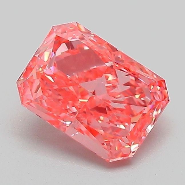 Loose Diamond - RADIANT 1.05ct Fancy Vivid Pink VS1: Loose Diamond - RADIANT 1.05ct Fancy Vivid Pink VS1 Source: This is a real non-mined Diamond that has been grown in a lab Shape: RADIANT Carats: 1.05 Color: Fancy Vivid Pink Certification: IGI Video: