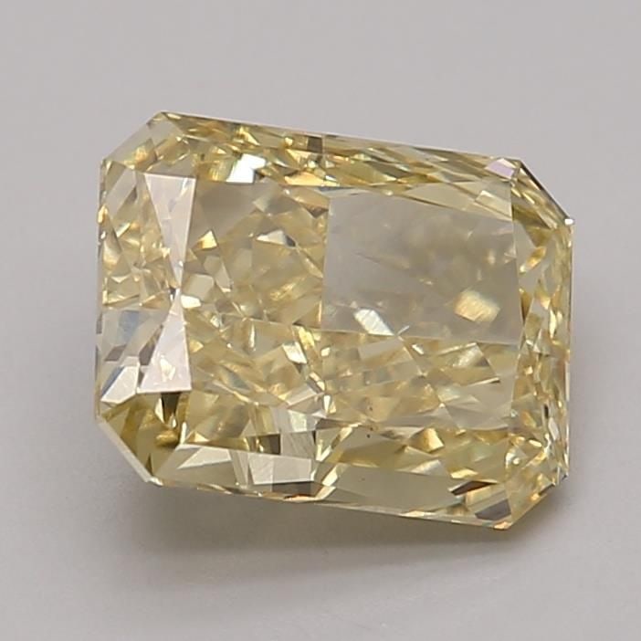 Loose Diamond - RADIANT 2.25ct Fancy Vivid Yellow VS1: Loose Diamond - RADIANT 2.25ct Fancy Vivid Yellow VS1 Source: This is a real non-mined Diamond that has been grown in a lab Shape: RADIANT Carats: 2.25 Color: Fancy Vivid Yellow Certification: IGI Vid