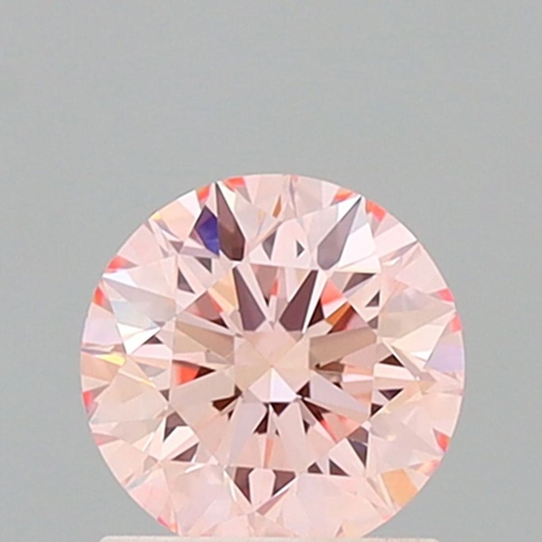 Loose Diamond - ROUND 1.09ct Fancy Intense Pink VS1: Loose Diamond - ROUND 1.09ct Fancy Intense Pink VS1 Source: This is a real non-mined Diamond that has been grown in a lab Shape: ROUND Carats: 1.09 Color: Fancy Intense Pink Certification: IGI Video: