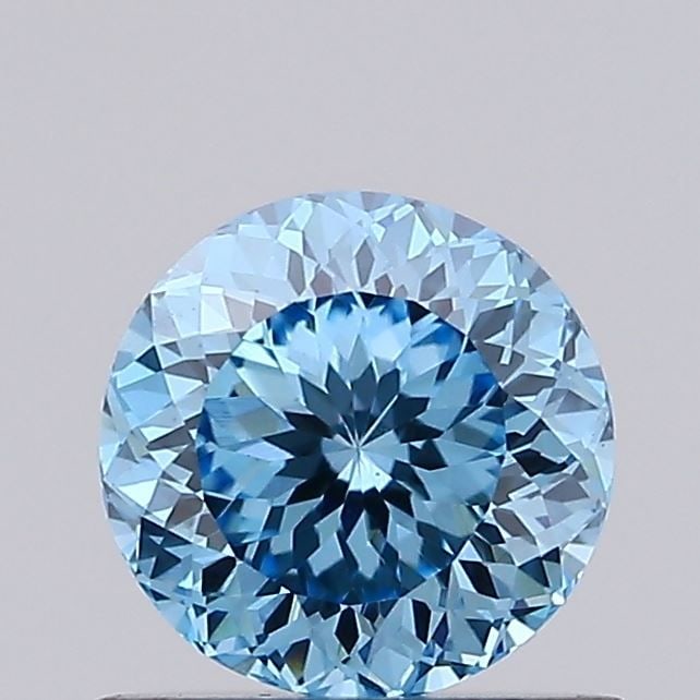 Loose Diamond - ROUND 0.67ct Fancy Vivid Blue VS1 (1 of 1)