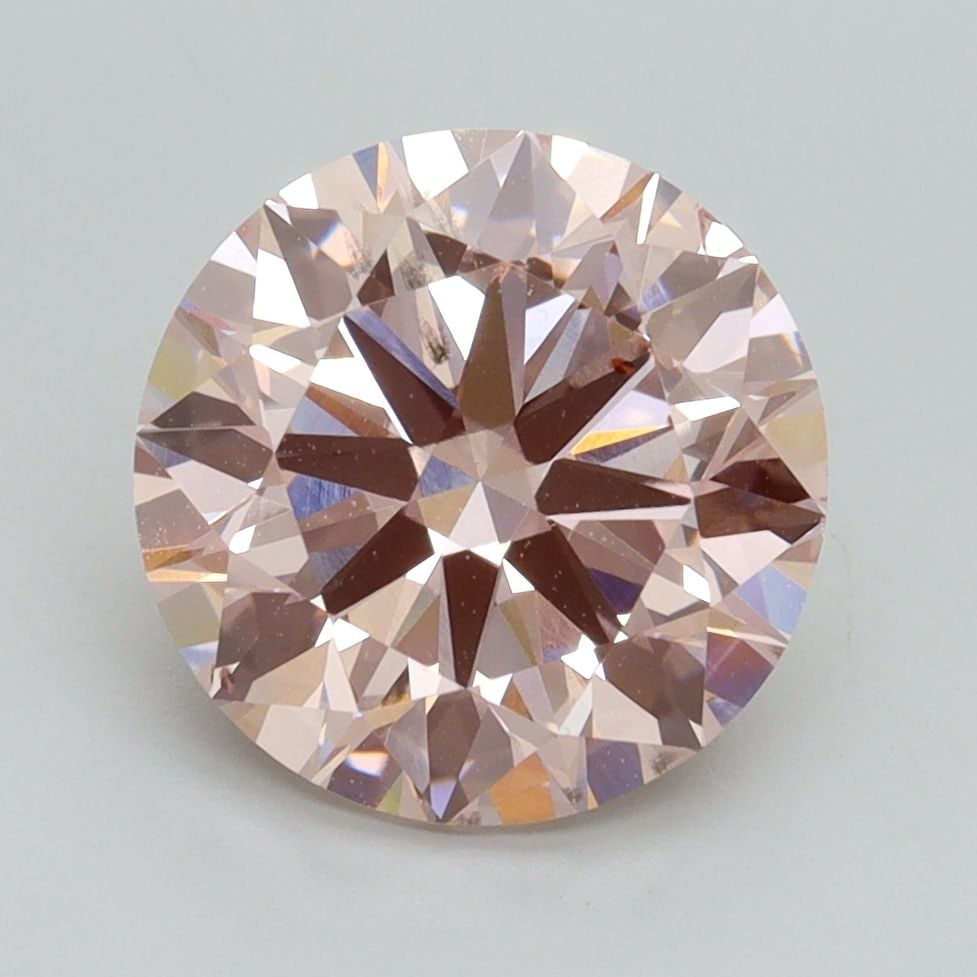 Loose Diamond - ROUND 3.01ct Fancy Light Pink SI1: Loose Diamond - ROUND 3.01ct Fancy Light Pink SI1 Source: This is a real non-mined Diamond that has been grown in a lab Shape: ROUND Carats: 3.01 Color: Fancy Light Pink Certification: IGI Video: