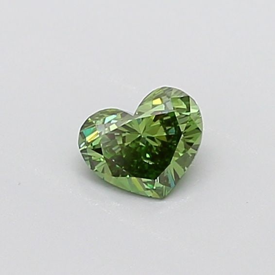 Loose Diamond - HEART 0.51ct Fancy Vivid Green SI1 (1 of 1)