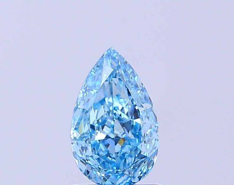 Loose Diamond - PEAR 1.03ct Fancy Vivid Blue VVS2: Loose Diamond - PEAR 1.03ct Fancy Vivid Blue VVS2 Source: This is a real non-mined Diamond that has been grown in a lab Shape: PEAR Carats: 1.03 Color: Fancy Vivid Blue Certification: IGI Video: