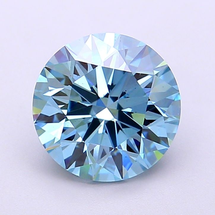 Ideal Loose Diamond - ROUND 2.49ct Fancy Vivid Blue VS2: Ideal Loose Diamond - ROUND 2.49ct Fancy Vivid Blue VS2 Source: This is a real non-mined Diamond that has been grown in a lab Shape: ROUND Carats: 2.49 Color: Fancy Vivid Blue Certification: IGI
