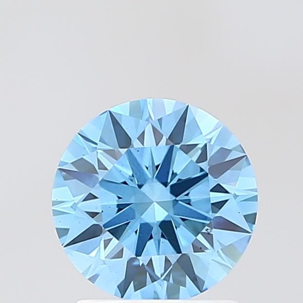 Ideal Loose Diamond - ROUND 1.55ct Fancy Vivid Blue VS1: Ideal Loose Diamond - ROUND 1.55ct Fancy Vivid Blue VS1 Source: This is a real non-mined Diamond that has been grown in a lab Shape: ROUND Carats: 1.55 Color: Fancy Vivid Blue Certification: IGI Video