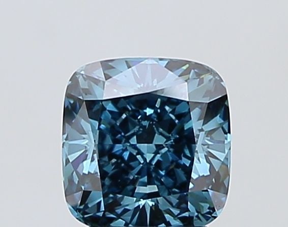 Loose Diamond - CUSHION MODIFIED 3.04ct Fancy Vivid Blue VS1: Loose Diamond - CUSHION MODIFIED 3.04ct Fancy Vivid Blue VS1 Source: This is a real non-mined Diamond that has been grown in a lab Shape: CUSHION MODIFIED Carats: 3.04 Color: Fancy Vivid Blue Certific