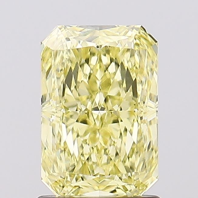 Loose Diamond - RADIANT 1.6ct Fancy Intense Yellow VVS2: Loose Diamond - RADIANT 1.6ct Fancy Intense Yellow VVS2 Source: This is a real non-mined Diamond that has been grown in a lab Shape: RADIANT Carats: 1.6 Color: Fancy Intense Yellow Certification: IGI