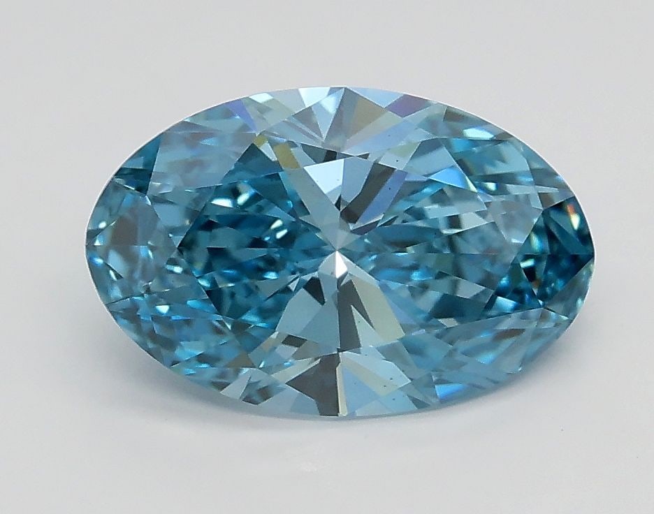 Loose Diamond - OVAL 1.51ct Fancy Vivid Blue VS2: Loose Diamond - OVAL 1.51ct Fancy Vivid Blue VS2 Source: This is a real non-mined Diamond that has been grown in a lab Shape: OVAL Carats: 1.51 Color: Fancy Vivid Blue Certification: IGI Video: