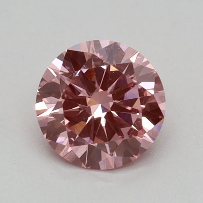 Loose Diamond - ROUND 0.37ct Fancy Vivid Pink VS1: Loose Diamond - ROUND 0.37ct Fancy Vivid Pink VS1 Source: This is a real non-mined Diamond that has been grown in a lab Shape: ROUND Carats: 0.37 Color: Fancy Vivid Pink Certification: IGI Video: