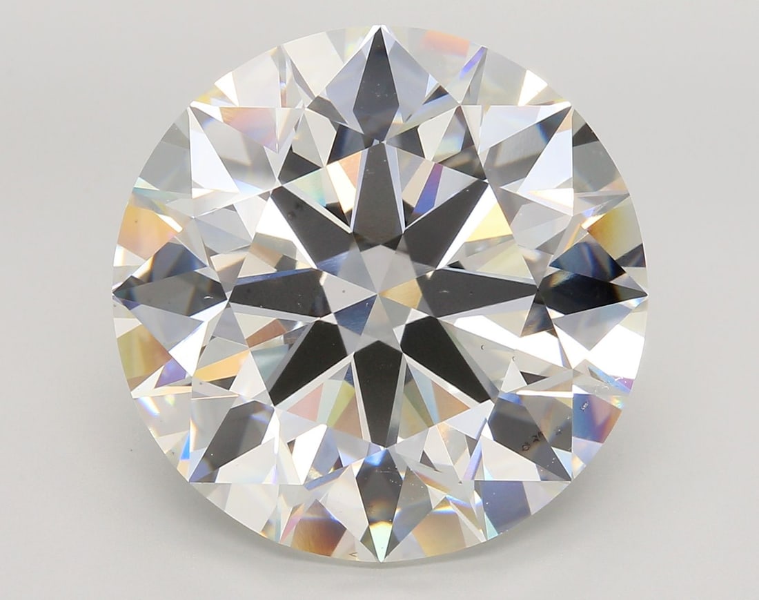 Ideal Loose Diamond - ROUND 21.52ct H VS1: Ideal Loose Diamond - ROUND 21.52ct H VS1 Source: This is a real non-mined Diamond that has been grown in a lab Shape: ROUND Carats: 21.52 Color: H Clarity: VS1 Certification: IGI Video: