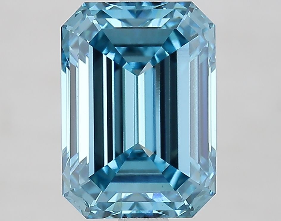 Loose Diamond - EMERALD 2.74ct Fancy Vivid Blue VS1: Loose Diamond - EMERALD 2.74ct Fancy Vivid Blue VS1 Source: This is a real non-mined Diamond that has been grown in a lab Shape: EMERALD Carats: 2.74 Color: Fancy Vivid Blue Certification: IGI Video:
