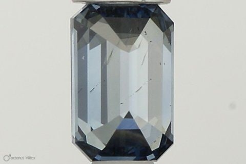 Loose Diamond - EMERALD 0.3ct Fancy Intense Blue SI1 (1 of 1)
