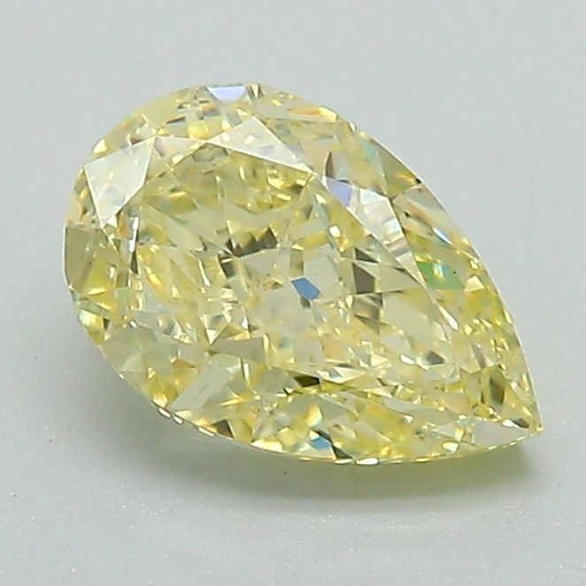 Loose Diamond - PEAR 1.26ct Fancy Intense Yellow VS1: Loose Diamond - PEAR 1.26ct Fancy Intense Yellow VS1 Source: This is a real non-mined Diamond that has been grown in a lab Shape: PEAR Carats: 1.26 Color: Fancy Intense Yellow Certification: IGI Video