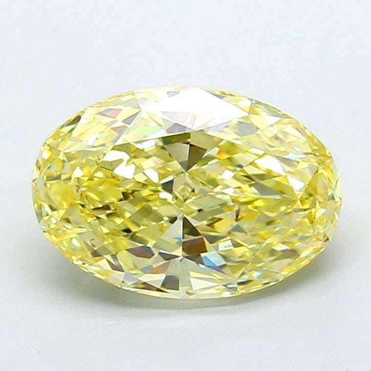 Loose Diamond - OVAL 4.02ct Fancy Intense Yellow VS2: Loose Diamond - OVAL 4.02ct Fancy Intense Yellow VS2 Source: This is a real non-mined Diamond that has been grown in a lab Shape: OVAL Carats: 4.02 Color: Fancy Intense Yellow Certification: IGI Video